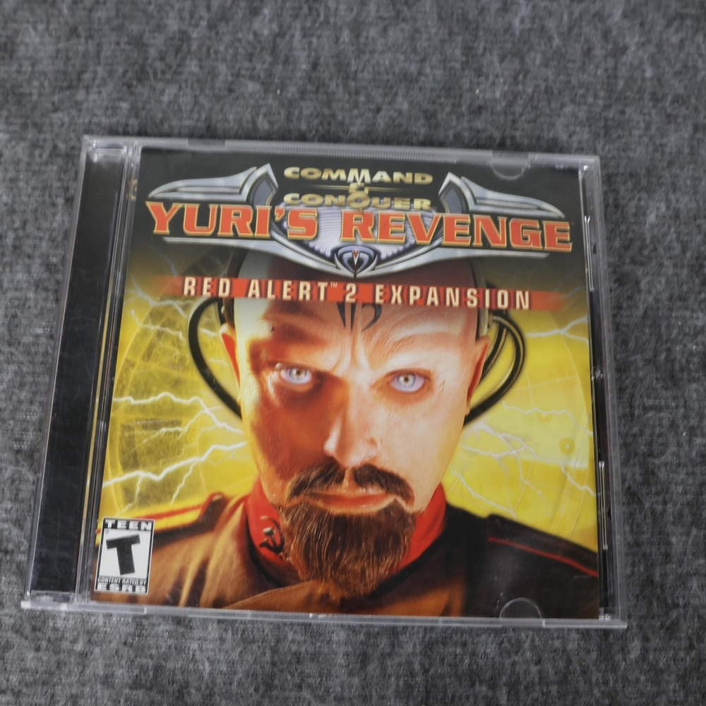 Command & Conquer Yuri's Revenge PC CD-ROM Game EA T Expansion 2001 Region Free